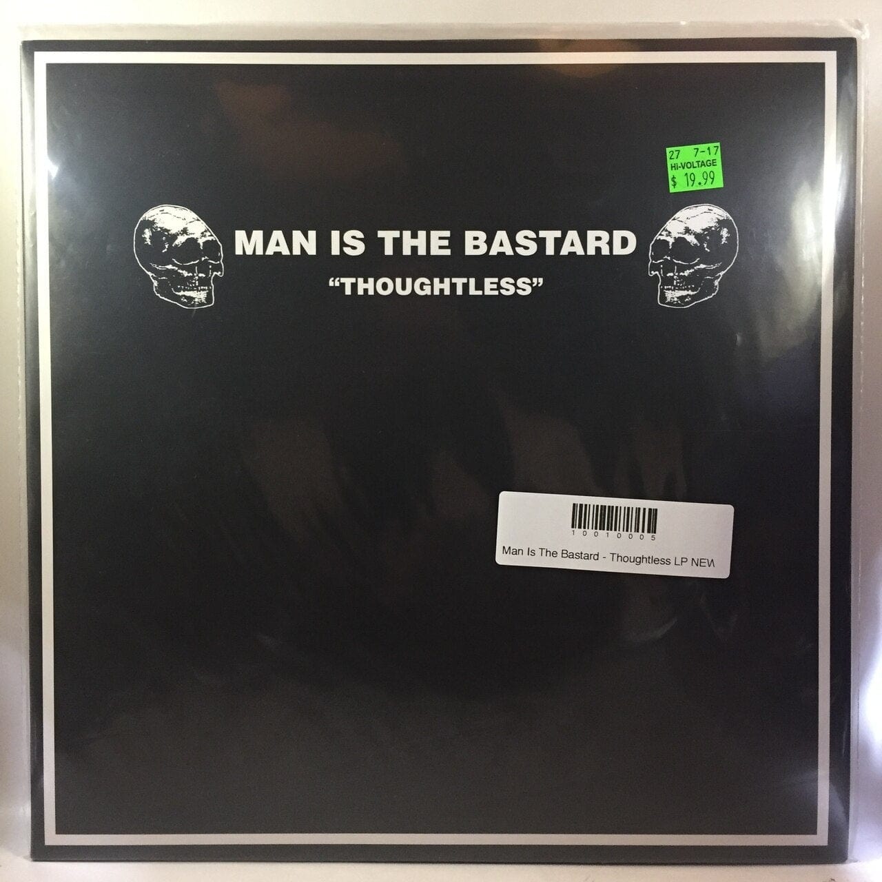 Man Is The Bastard - Thoughtless LP NEW – Hi-Voltage Records