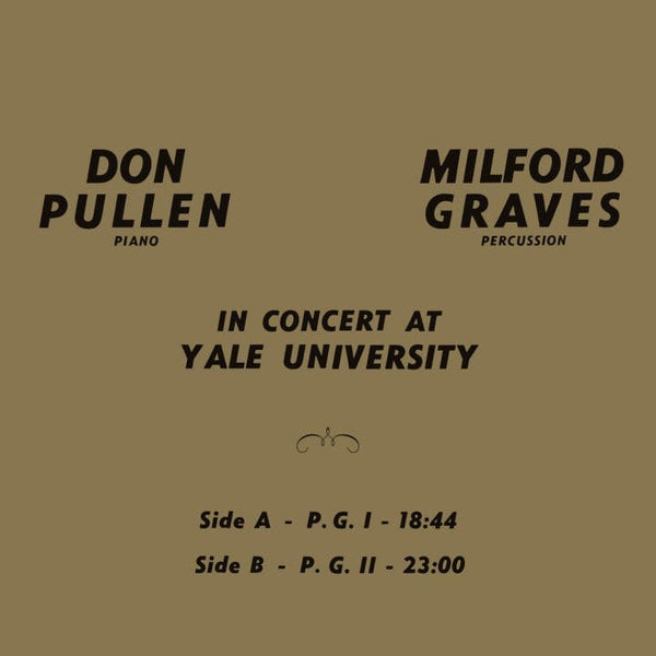 New Vinyl Milford Graves / Don Pullen - In Concert At Yale University LP NEW 10033050