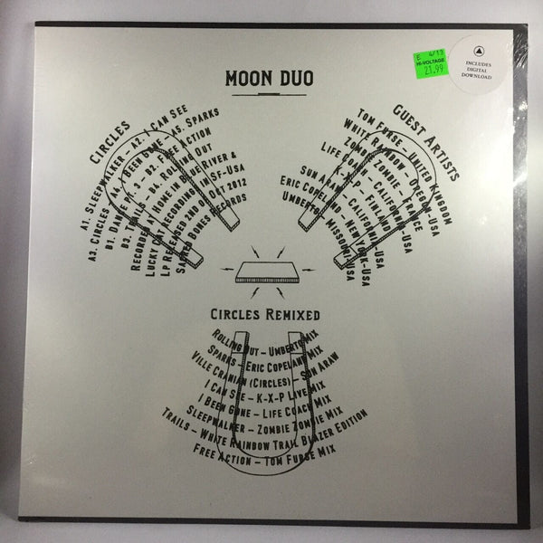 New Vinyl Moon Duo - Circles Remixed LP NEW W- MP3 10001484