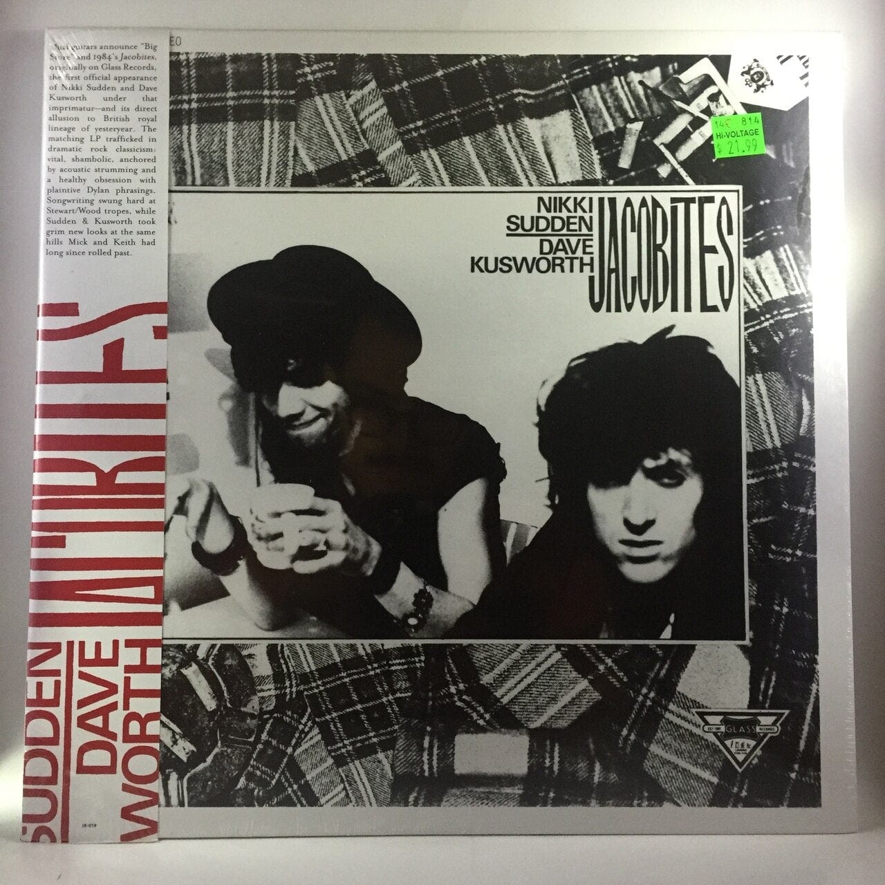 Nikki Sudden & Dave Kusworth - The Jacobites LP NEW – Hi-Voltage