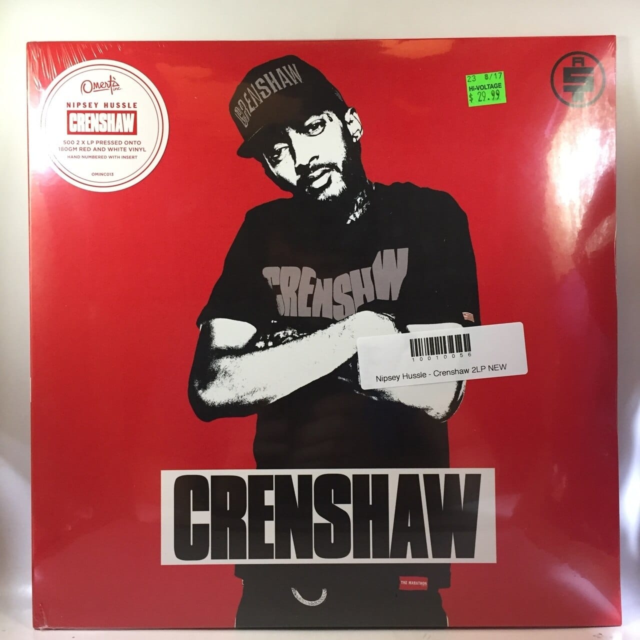 Nipsey Hussle ‎– Crenshaw 2LP レコード new-vinyl-nipsey-hussle-