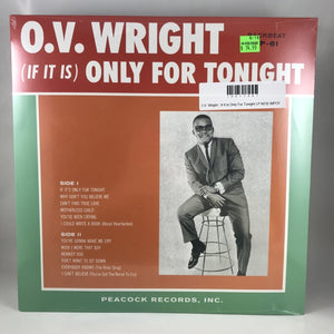 New Vinyl O.V. Wright - If It Is Only For Tonight LP NEW IMPORT 10017307