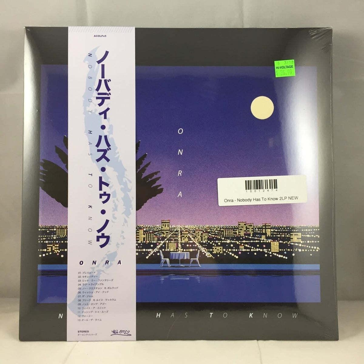 Onra - Nobody Has To Know 2LP NEW – Hi-Voltage Records