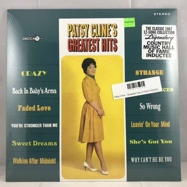 New Vinyl Patsy Cline - Greatest Hits LP NEW REISSUE 10014094