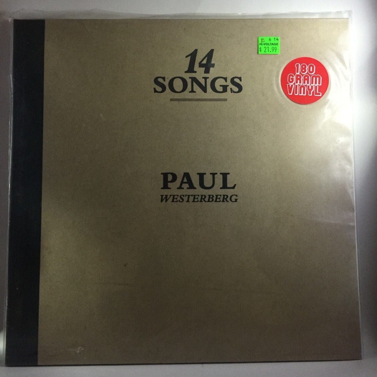 Paul Westerberg - 14 Songs LP NEW 180G – Hi-Voltage Records