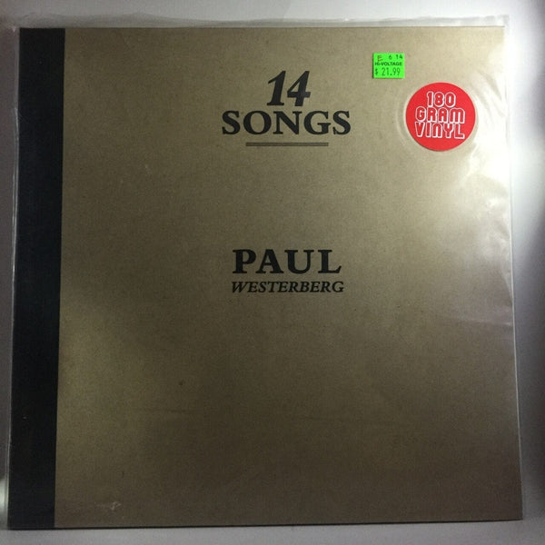 New Vinyl Paul Westerberg - 14 Songs LP NEW 180G 10001941