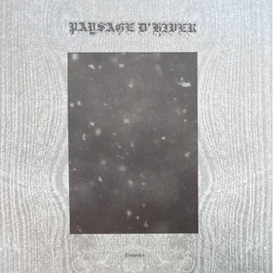 New Vinyl Paysage d'Hiver - Einsamkeit 2LP NEW 10035978