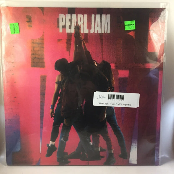 New Vinyl Pearl Jam - Ten LP NEW import repress WHITE VINYL 10007392