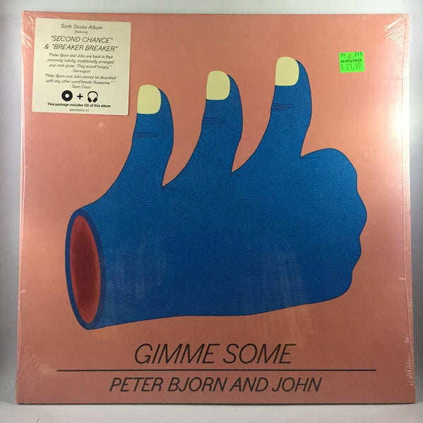 New Vinyl Peter Bjorn & John - Gimme Some LP NEW W- CD 10001235