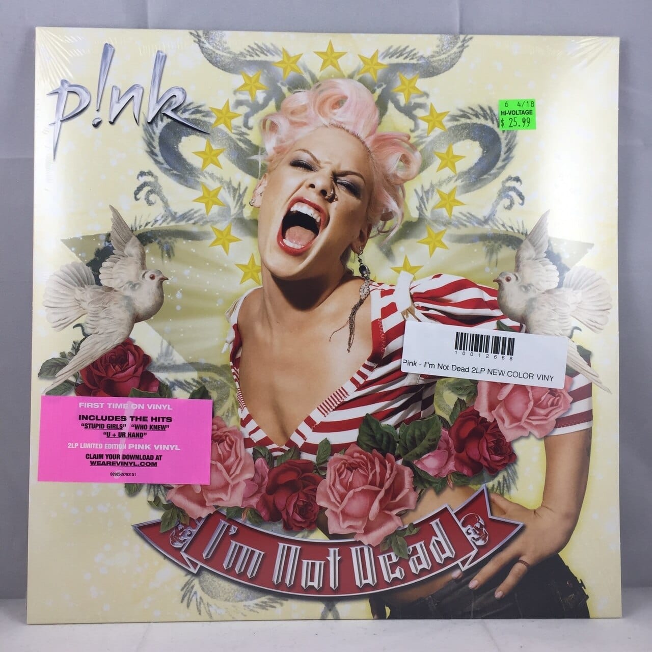 P!nk I’m hotsell Not Dead Pink Vinyl 2LP Record