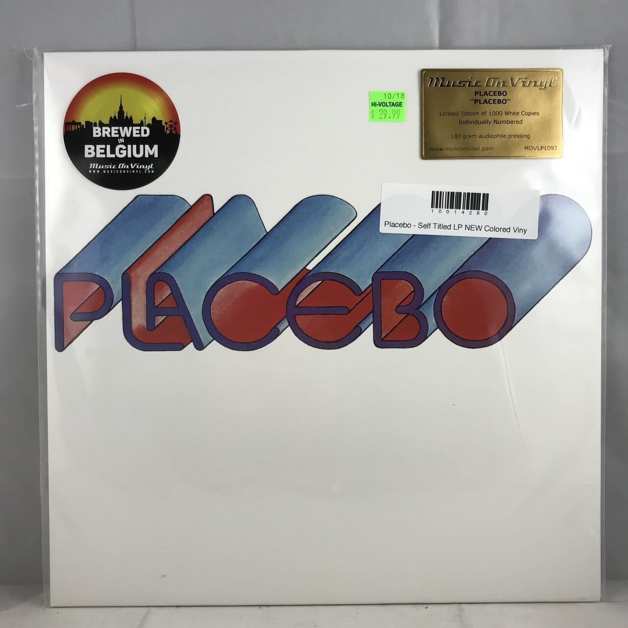 Placebo - Self Titled LP NEW Colored Vinyl – Hi-Voltage Records