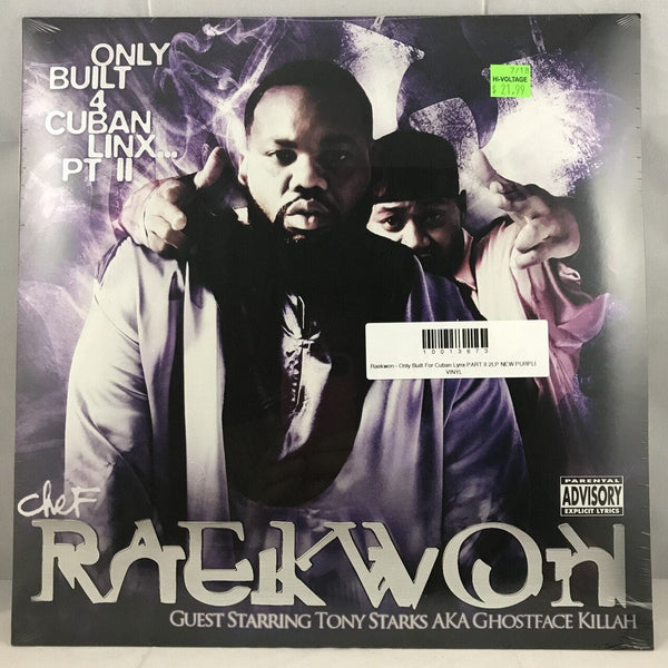 New Vinyl Raekwon - Only Built For Cuban Lynx PART II 2LP NEW PURPLE VINYL 10013673
