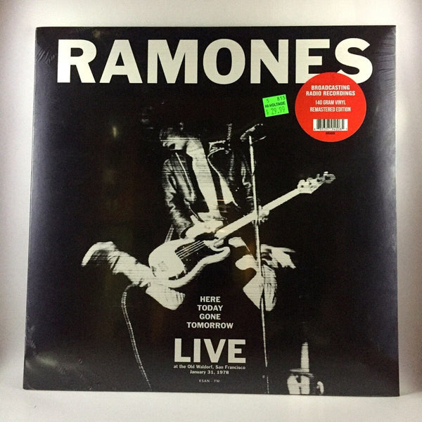 New Vinyl Ramones - Here Today Gone Tomorrow LP NEW Live at Old Waldorf San Francisco 1978 10003182