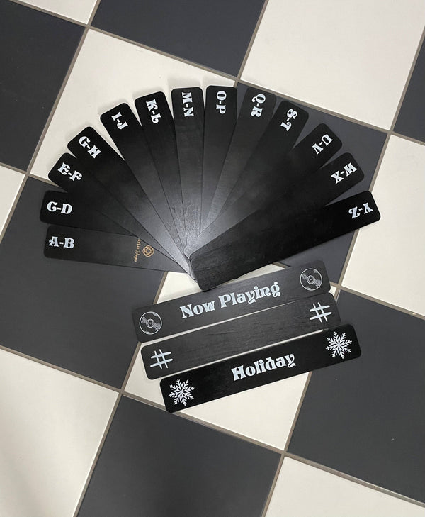 NEW - Vinyl Record Dividers Expanded Collection A-Z