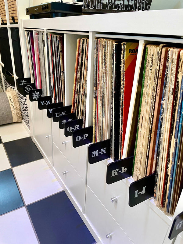 NEW - Vinyl Record Dividers Expanded Collection A-Z