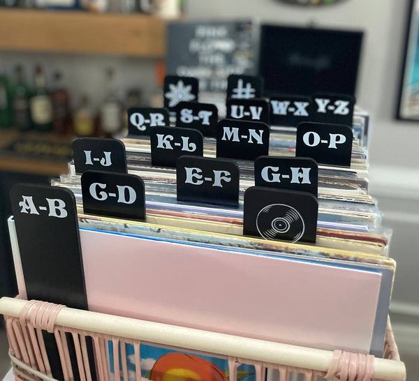 NEW - Vinyl Record Dividers Expanded Collection A-Z