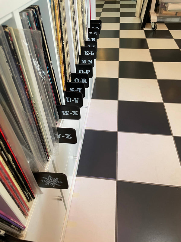 NEW - Vinyl Record Dividers Expanded Collection A-Z