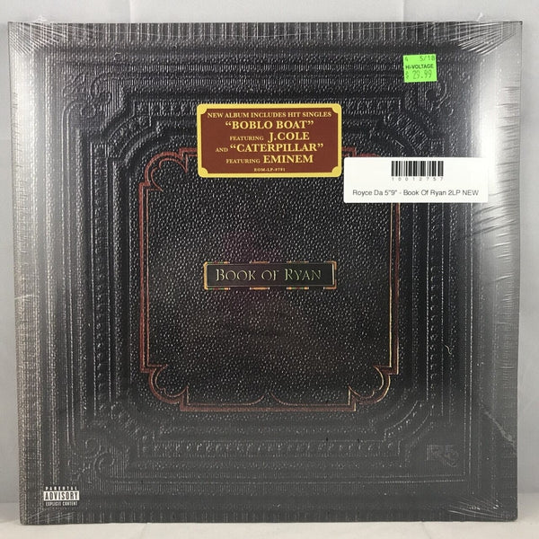 New Vinyl Royce Da 5'9" - Book Of Ryan 2LP NEW 10012757