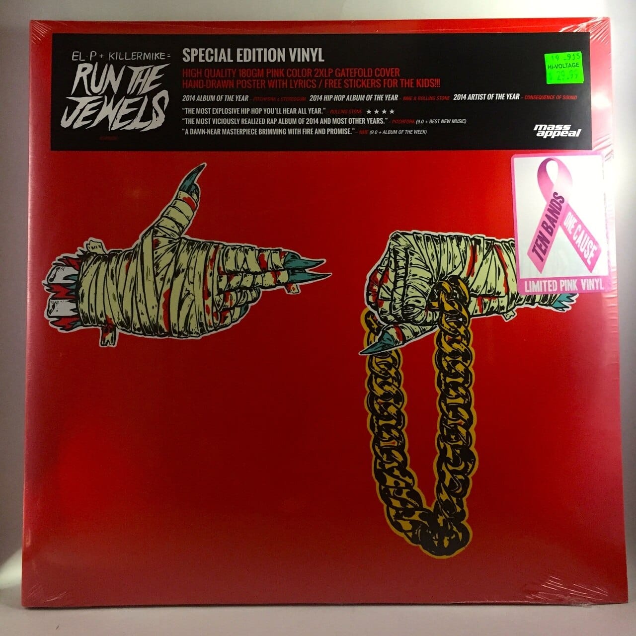 Run The Jewels - 2 2LP NEW Limited Edition Pink Vinyl – Hi-Voltage