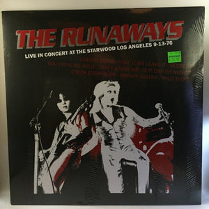 New Vinyl Runaways - Live In Concert @ Starwood LA '76 LP NEW 10006879