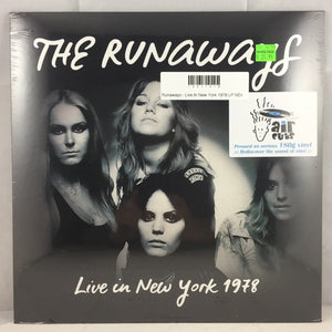 New Vinyl Runaways - Live In New York 1978 LP NEW 10011019