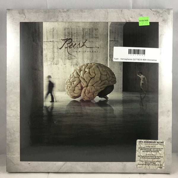 Rush Hemispheres 40th Anniversary shops vinyl