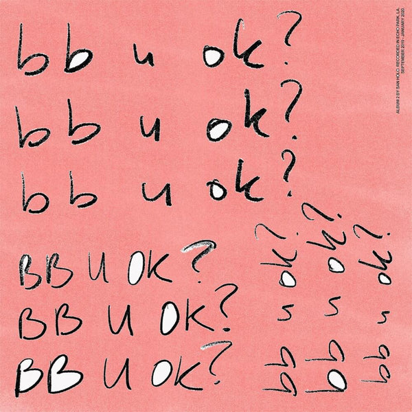 New Vinyl San Holo - Bb U Ok? 2LP NEW CLEAR VINYL 10023369