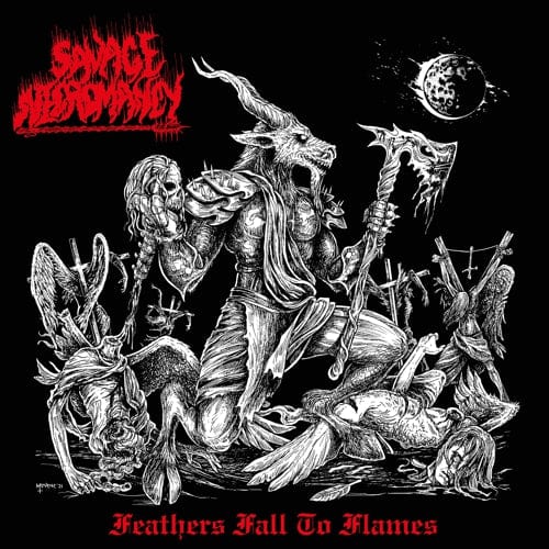 New Vinyl Savage Necromancy - Feathers Fall To Flames LP NEW COLOR VINYL 10027240