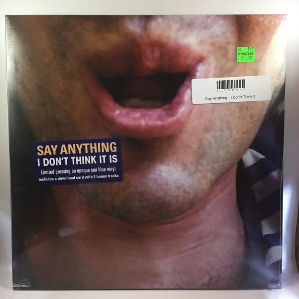 New Vinyl Say Anything - I Don't Think It Is LP NEW Color Vinyl 90000040