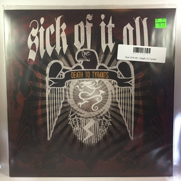 New Vinyl Sick Of It All - Death To Tyrants LP NEW Color Vinyl 90000041