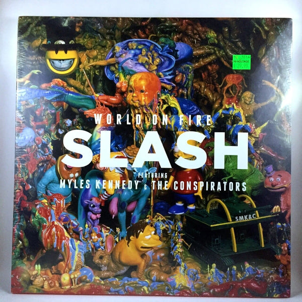 New Vinyl Slash - World on Fire - Guns and Roses - Featuring Myles Kennedy & the Conspirators 2LP NEW 10002603