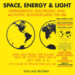 New Vinyl Soul Jazz Records - Space, Energy & Light: Experimental Electronic And Acoustic Soundscapes 1961-88 3LP NEW 10029562