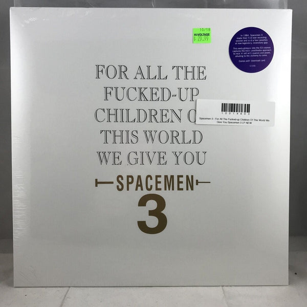 New Vinyl Spacemen 3 - For All The Fucked-up Children Of This World We Give You Spacemen 3 LP NEW 10014603