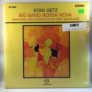 New Vinyl Stan Getz - Big Band Boss Nova LP NEW 180G 10005319