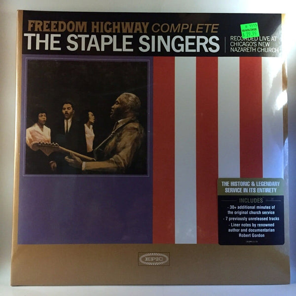 New Vinyl Staple Singers - Freedom Highway Complete 2LP NEW Live at Chicago's Nazareth Church 10003442