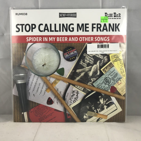 New Vinyl Stop Calling Me Frank - Spider In My Beer And Others Songs LP NEW 10015493