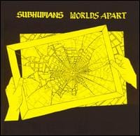 New Vinyl Subhumans - Worlds Apart LP NEW Colored Vinyl 10029516