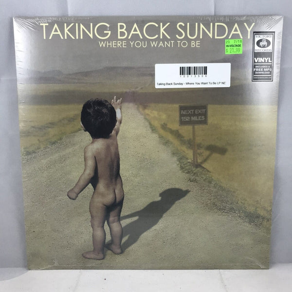 New Vinyl Taking Back Sunday - Where You Want To Be LP NEW 10013506