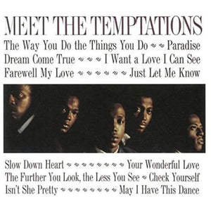 New Vinyl Temptations - Meet The Temptations (Original Mono Master) LP NEW 10035568