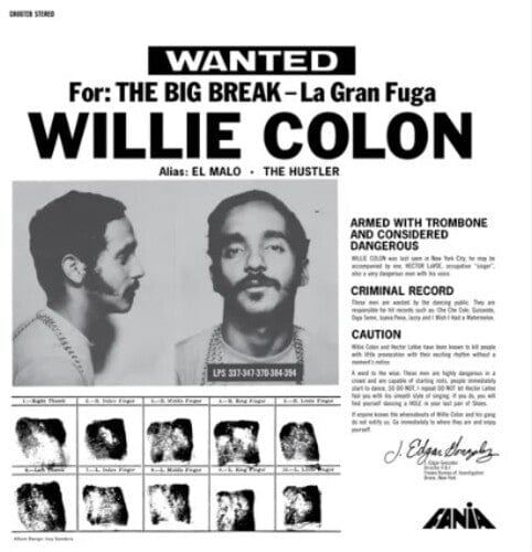 New Vinyl Willie Colon - La Gran Fuga LP NEW 10033972
