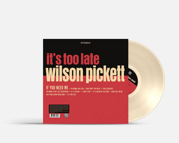 New Vinyl Wilson Pickett - It's Too Late LP NEW CREAM VINYL 10029363