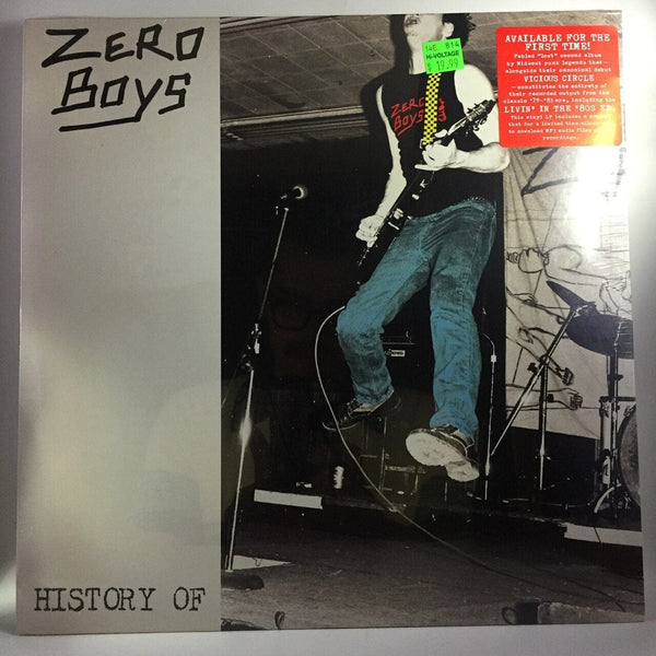 New Vinyl Zero Boys - History Of LP NEW W- MP3 10002220