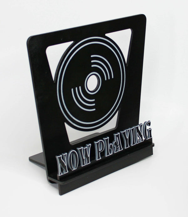Now Playing Vinyl Record Stand