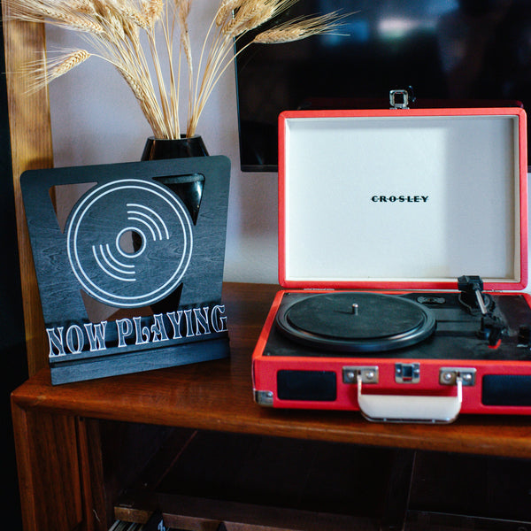 Now Playing Vinyl Record Stand