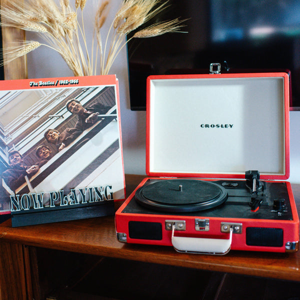 Now Playing Vinyl Record Stand