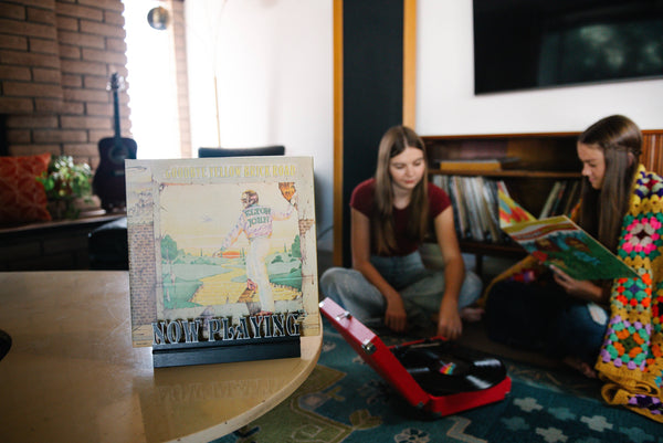 Now Playing Vinyl Record Stand