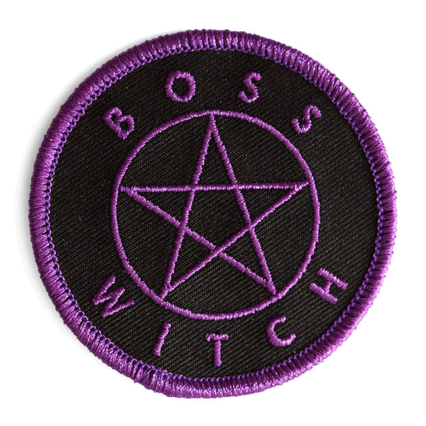 Patch Boss Witch Embroidered Iron-On Patch 990500