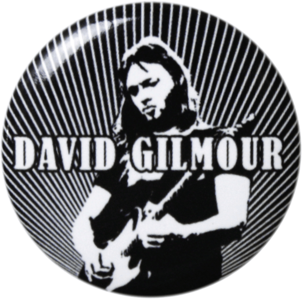 Pin-on Button - 1.25 Inch - Gilmour, David