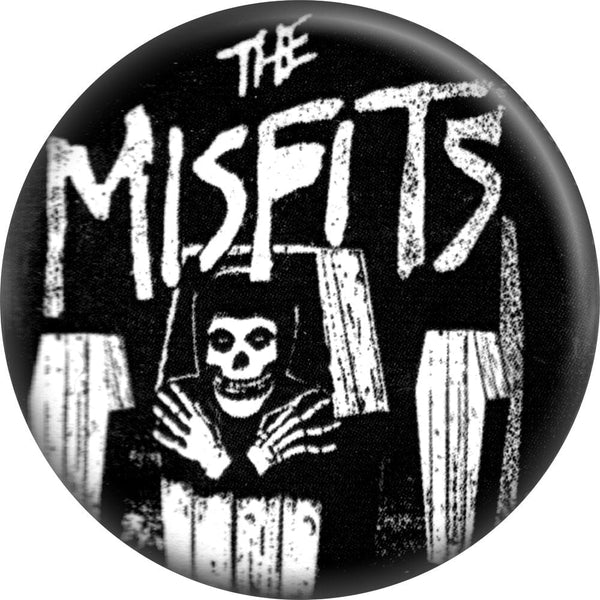 Pin-on Button - 1.25 Inch - Misfits, The - Coffins 991808