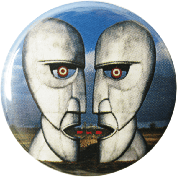 Pin-on Button - 1.25 Inch - Pink Floyd - "The Division Bell"